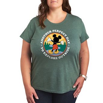 Disney's Mickey Mouse Plus Explore Outside Graphic Tee
