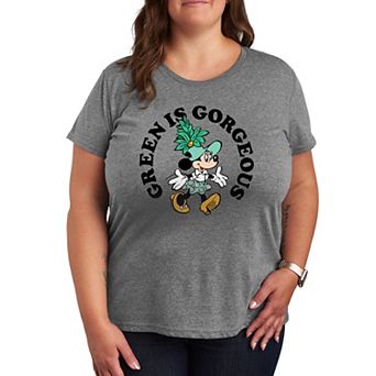 Disney's Minnie Mouse Plus Green Is Gorgeous Graphic Tee