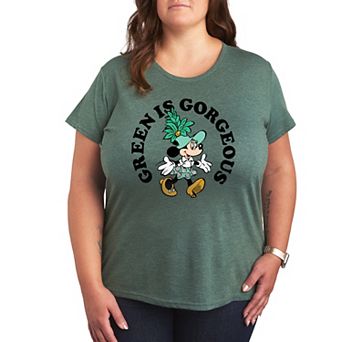 Disney's Minnie Mouse Plus Green Is Gorgeous Graphic Tee