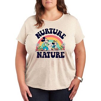 Disney's Mickey Mouse Plus Nurture Nature Graphic Tee