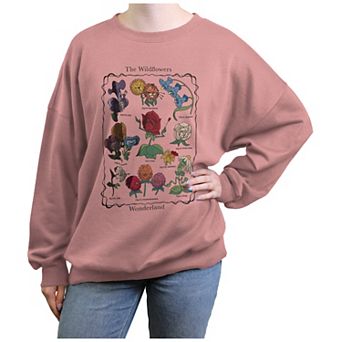 Disney's Alice In Wonderland The Wildflowers Juniors' Graphic Fleece