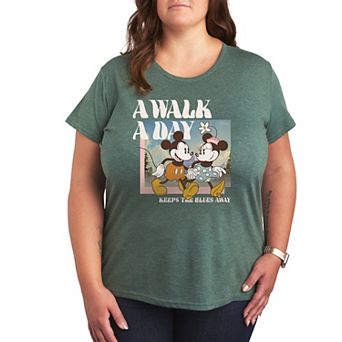 Disney's Mickey & Minnie Mouse Plus A Walk A Day Graphic Tee