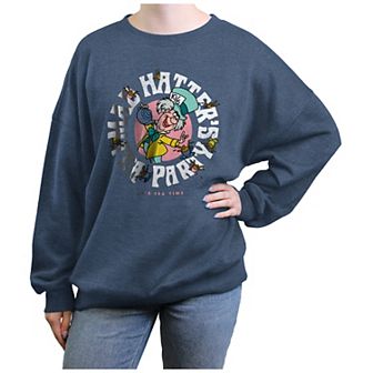 Disney's Alice In Wonderland Mad Hatter's Tea Party Juniors' Graphic Fleece