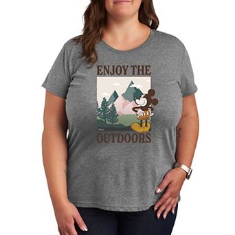 Disney's Mickey Mouse Plus Enjoy The Outdoors Graphic Tee