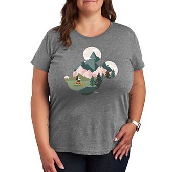 Disney's Mickey Mouse Plus Nature Fill Graphic Tee