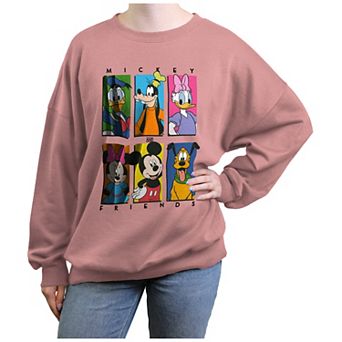 Disney's Mickey Mouse And Friends Banners Juniors' Graphic Fleece