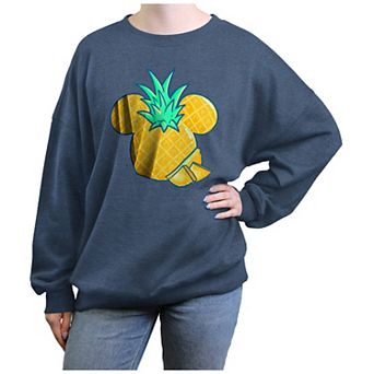 Disney's Mickey Mouse Pineapple Head Juniors' Graphic Fleece