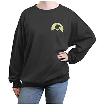 Disney's The Nightmare Before Christmas Oogie Boogie's Silhouette Juniors' Graphic Fleece