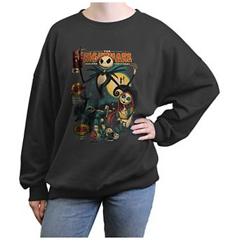 Disney's The Nightmare Before Christmas Graphic Novel Cover Juniors' Graphic Fleece