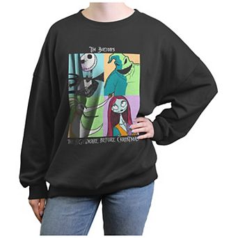 Disney's The Nightmare Before Christmas Pop Art Poster Juniors' Graphic Fleece