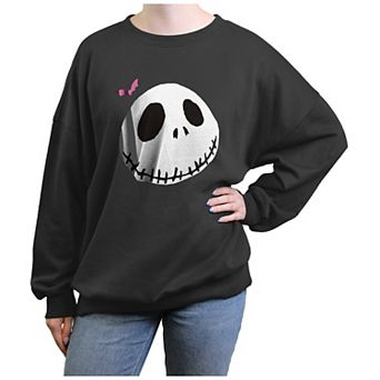 Disney's The Nightmare Before Christmas Jack With Pink Bat Juniors' Graphic Fleece