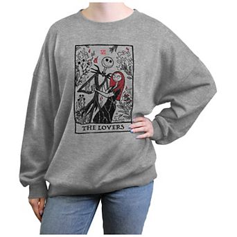 Disney's The Nightmare Before Christmas The Lovers Card Juniors' Graphic Fleece