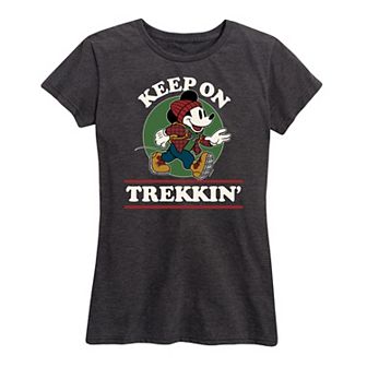 Disney's Mickey Mouse Women's Keep On Trekkin' Graphic Tee