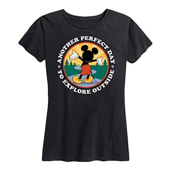 Disney's Mickey Mouse Women's Explore Outside Graphic Tee