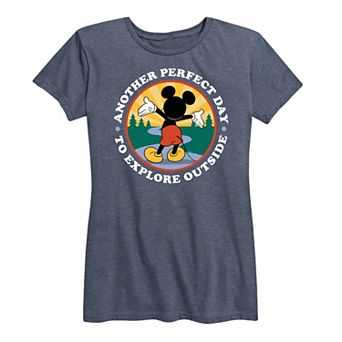 Disney's Mickey Mouse Women's Explore Outside Graphic Tee