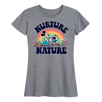 Disney's Mickey Mouse Women's Nurture Nature Graphic Tee