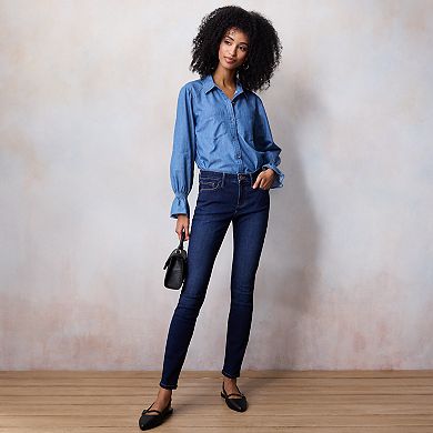 Women's LC Lauren Conrad Midrise 5-Pocket Skinny Jeans