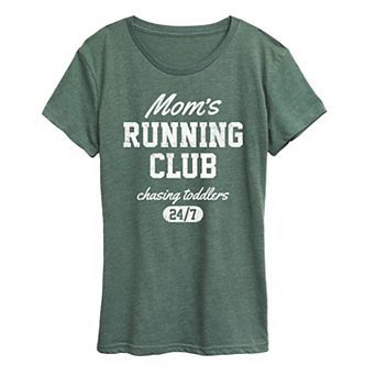 Women's Moms Running Club Graphic Tee