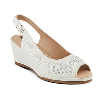 Patrizia Adriella Women's Rhinestone Slingback Sandals