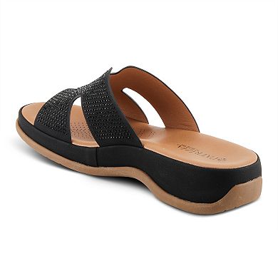 Patrizia Endless Women's Rhinestone Slide Sandals
