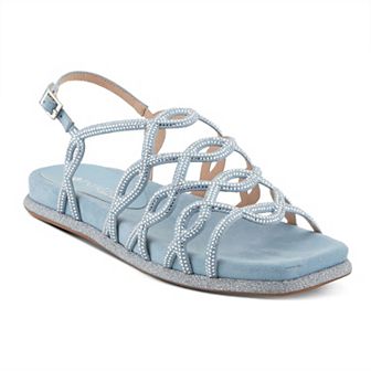 Patrizia Glamgloss Women's Rhinestone Strappy Sandals