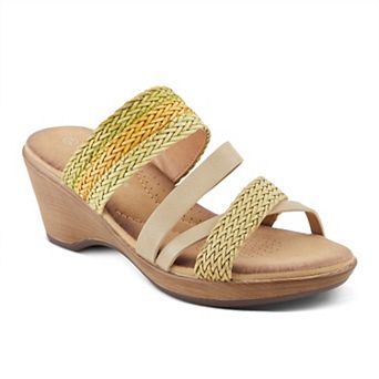 Patrizia Lyric Women's Woven Slip-On Wedge Sandals