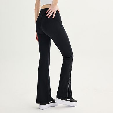 Juniors' SO® Zip Flare Leggings