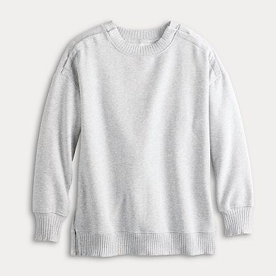 Juniors' SO® Adaptive Crewneck Tunic Top