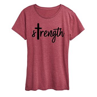 Women's Strength Cross Graphic Tee