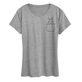 Women's Bunny Pocket Graphic Tee