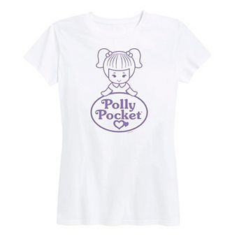 Women's Polly Pocket Logo And Doll Graphic Tee