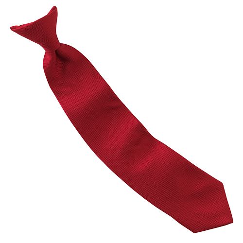Chaps Solid Silk Clip-On Tie