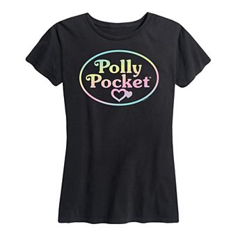 Women's Polly Pocket Ombre Logo Graphic Tee