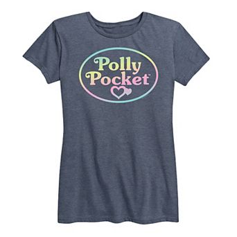 Women's Polly Pocket Ombre Logo Graphic Tee