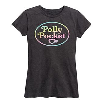 Women's Polly Pocket Ombre Logo Graphic Tee