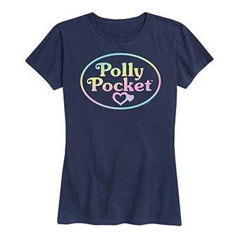 Women's Polly Pocket Ombre Logo Graphic Tee