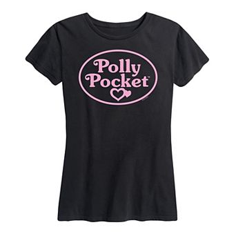 Women's Polly Pocket Pink Logo Graphic Tee