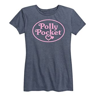 Women's Polly Pocket Pink Logo Graphic Tee