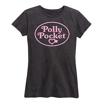 Women's Polly Pocket Pink Logo Graphic Tee