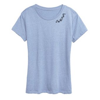 Women's Sketched Florals Graphic Tee