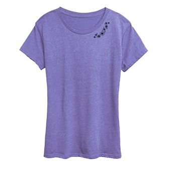 Women's Sketched Florals Graphic Tee