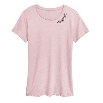 Women's Sketched Florals Graphic Tee