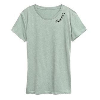Women's Sketched Florals Graphic Tee