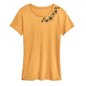 Women's Sketched Florals Graphic Tee