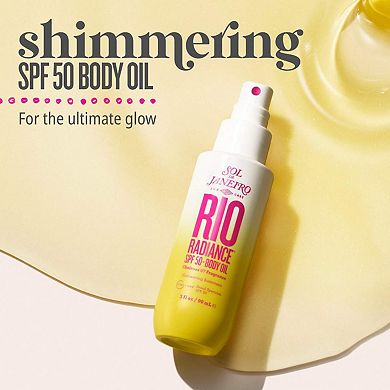 Rio Radiance SPF 50 Shimmering Body Oil Sunscreen