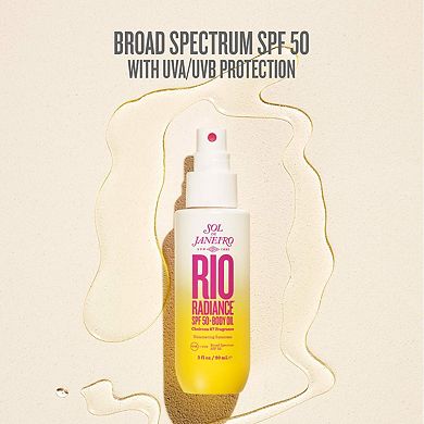 Rio Radiance SPF 50 Shimmering Body Oil Sunscreen