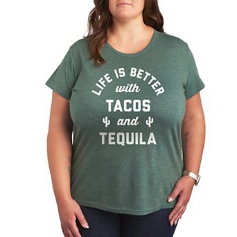 Plus Tacos And Tequila Graphic Tee