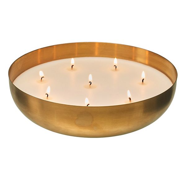 Sonoma Goods For Life® Oversized Gold Bowl Apple Spice Candle - Multi