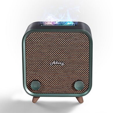 Allway Aqua10 Portable Bluetooth Wireless Speaker With Essential Oil Aromatherapy Diffuser