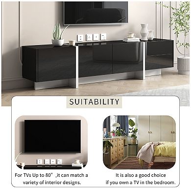 Merax Rectangle Design Tv Stand